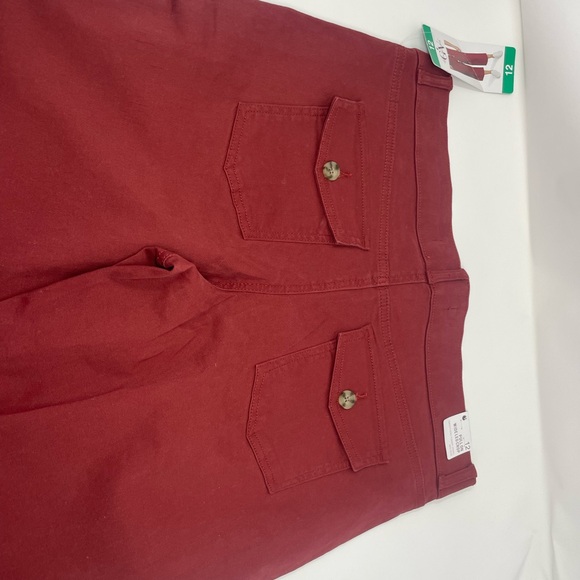 Gloria Vanderbilt Women's High Rise Jeans - Red - Picture 3 of 8